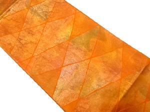 抽象模様織り出し袋帯